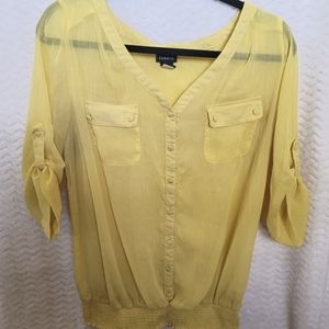 Torrid Sheer Blouse. Sz 1